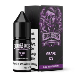 E-liquid DosBros Salt 10ml - Grape Ice 20mg
