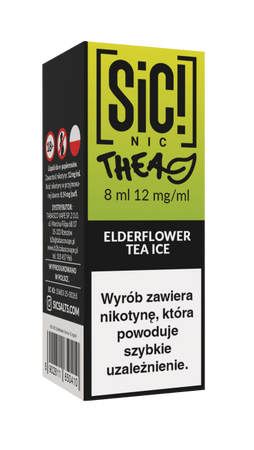 Liquid SIC! NIC 8ml - Elderflower Tea Ice 12mg