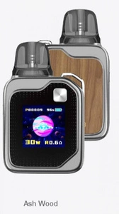 E-Papieros POD Lost Vape Ursa Baby 3 Ash Wood