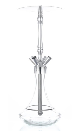 Wasserpfeife Aladin MVP 550 Silber Klar