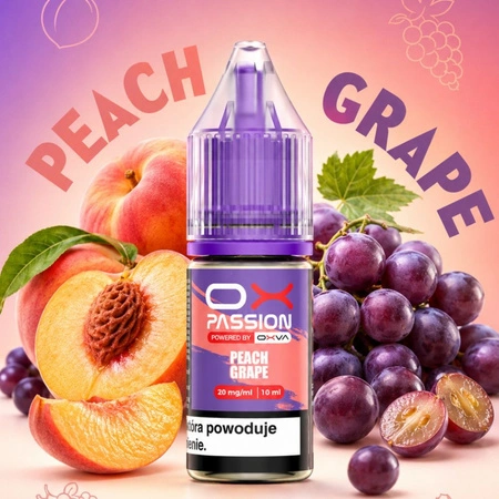 E-Liquid OX Passion 10ml - Peach Grape 20mg