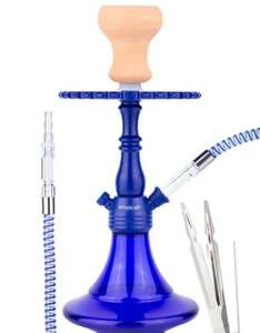 Waterpipe Smokah Drum Acryl Shisha Blue