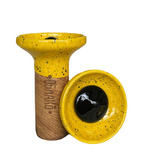 Shisha-Kopf Oblako Flow Black On Yellow