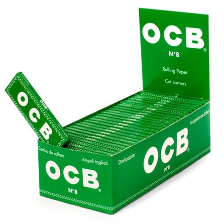 Bibułki OCB Green No. 8 Krótkie