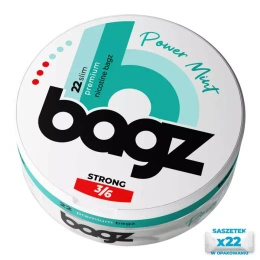 Woreczki Nikotynowe BAGZ Power Mint 3/6 STRONG
