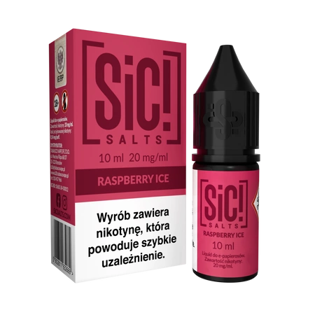 Liquid SIC! Salt 10ml - Raspberry Ice 20mg