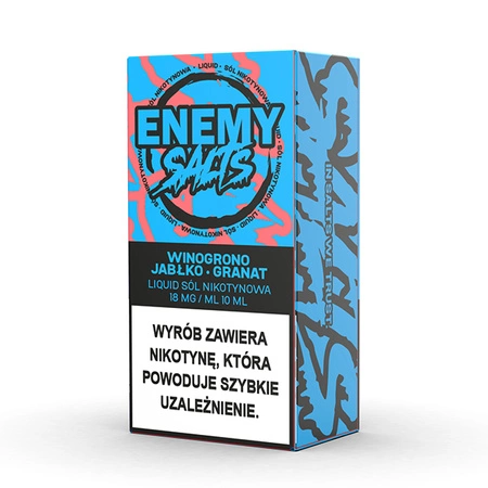 Liquid Enemy Salts 10ml - Winogrono Jabłk Granat 18mg