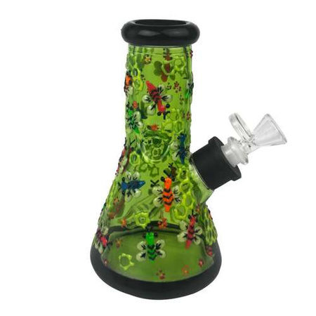 Bongopfeife High Fly (SI) - Glow Green (w.20cm)