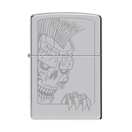 Lighter ZIPPO - MOHAWK SKULL CHROME