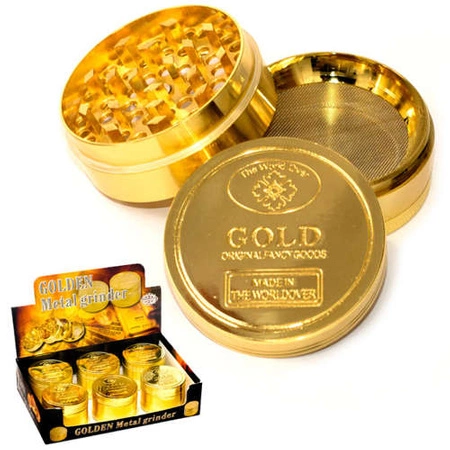 Tobacco grinder - Gold