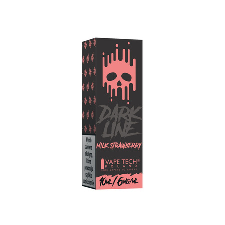 Liquid Dark Line 10ml - Milk Strawberry 6mg