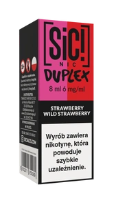 E-Liquid SIC! NIC 8ml - Strawberry Wild Strawberry 6mg