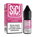 Liquid SIC! Salt 10ml - White Tea Pomegranate Gooseberry 20mg