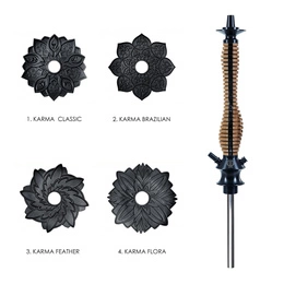 Hookah Stem Karma 3.0 Stripe Black