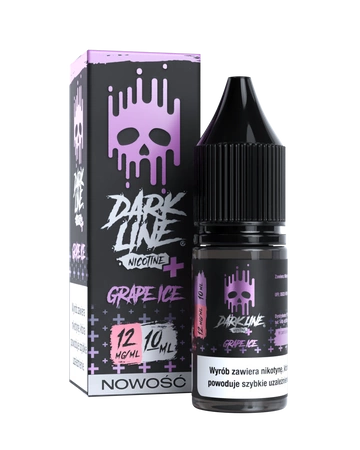 E-liquid Dark Line Nicotine+ 10ml - Grape Ice 12mg