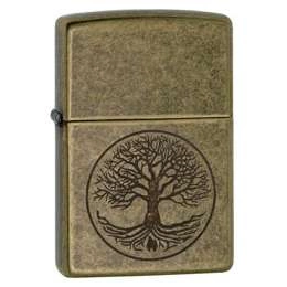 Zapalniczka ZIPPO - TREE OF LIFE ANTIQUE BRASS