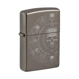 ZIPPO - Skull Mandala Black Ice