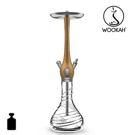 Waterpipe Wookah Crystal Tornado  Oak