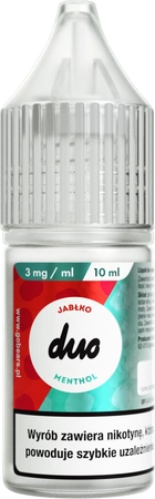 Liquid DUO 10ml - Jabłko Menthol 3mg