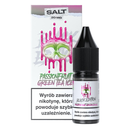 Liquid Dark Line Black Edition Salt 10ml - Passionfruit Green Tea Ice 20mg