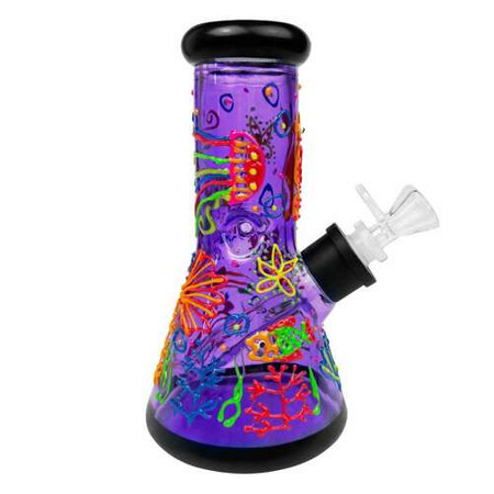 Bongopfeife High Fly (SI) - Glow Purple (w.20cm)