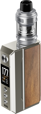 E-Cigarette KIT VooPoo Drag 4 - Pale Gold Walnut