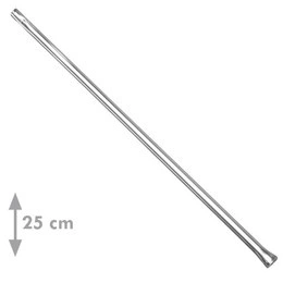 16mm glass pipe - Straight tempered (25cm)