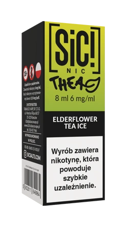 E-Liquid SIC! NIC 8ml - Elderflower Tea Ice 6mg