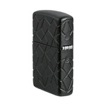 ZIPPO - Diamond Pattern Black Matte