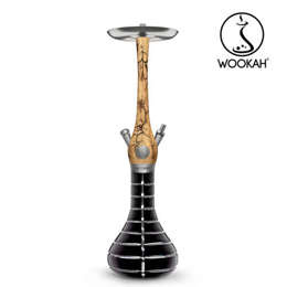 Wasserpfeife Wookah Mastercut Striped Black Grom