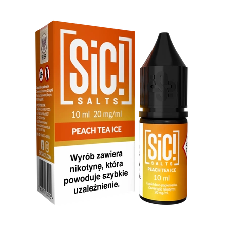 Liquid SIC! Salt 10ml - Peach Tea Ice 20mg