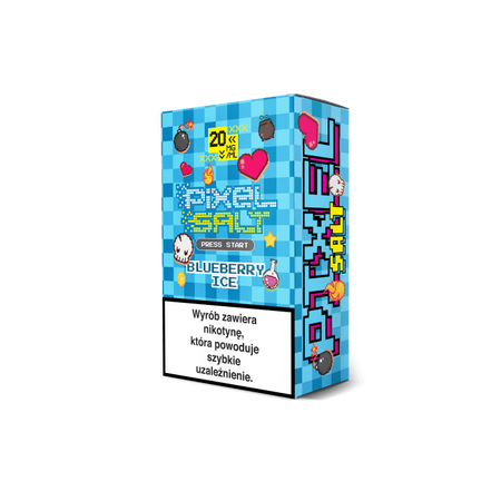 Liquid PIXEL Salt 10ml - Blueberry Ice 20mg