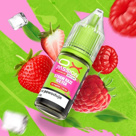 E-Liquid OX Passion 10ml Straw Razz Ice Tea 20mg