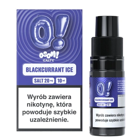 E-liquid OSOM! SALTS 10ml - Blackcurrant Ice 20mg