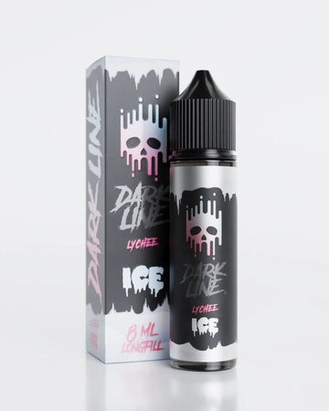 Longfill Dark Line Ice 8/60ml - Lychee