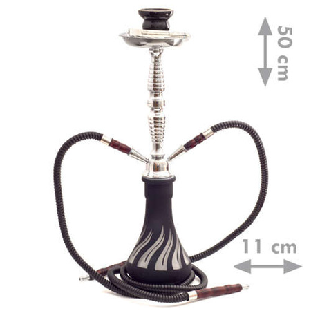 Wasserpfeife Oasis Farida (W.50, 2W. Black)