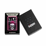 Zapalniczka ZIPPO - PINK PUNK SKULL
