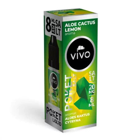 Liquid VIVO Poket 8ml - Aloes Cactus Lemon 20mg