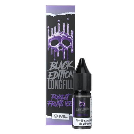 Longfill Dark Line Black Edition 9ml - FOREST FRUITS ICE