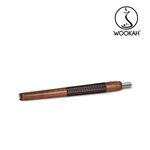 Mundstück aus Holz Wookah Walnut Brown Leather