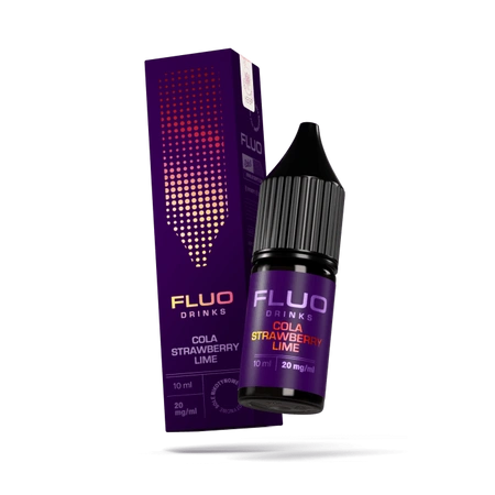 Liquid FLUO Drinks 10ml - Cola Strawberry Lime 20mg
