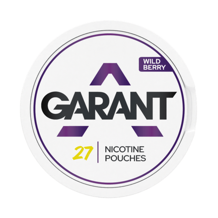 10 X Nikotinbeutel GARANT (Grant) Regular - Wild Berry 25mg