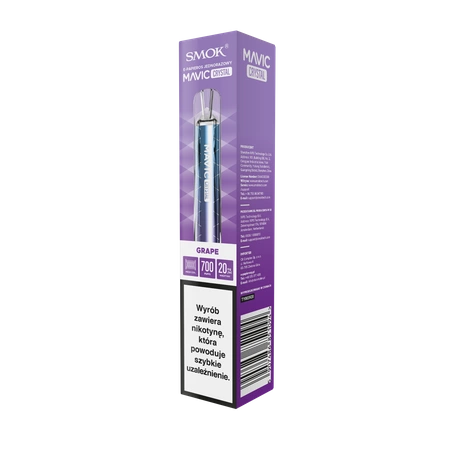 Disposable E-Cigarette SMOK Mavic Crystal Grape 2ml 20mg