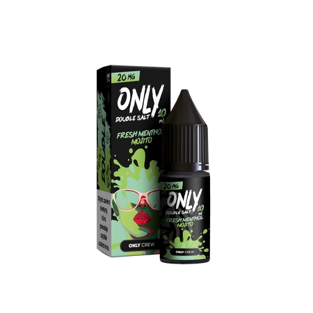 Liquid Only Double Salt 10ml - Fresh Menthol Mojito 20mg