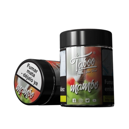 Shisha Tobacco TABOO Mambo 50g (Strawberry, Kiwi, Peach, Coconut) 