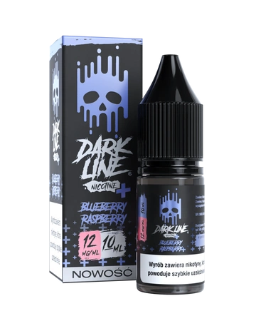 E-liquid Dark Line Nicotine+ 10ml - Blueberry Raspberry 12mg