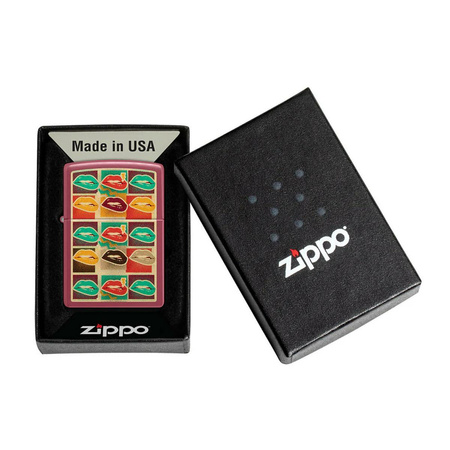 Feuerzeug ZIPPO - POP ART LIPS DESIGN
