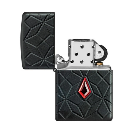 ZIPPO - Diamond Pattern Black Matte