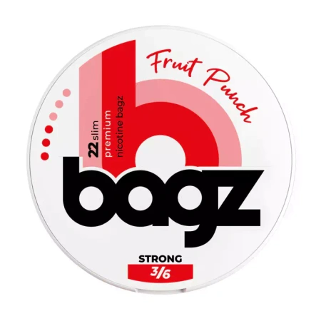Woreczki Nikotynowe BAGZ Fruit Punch 3/6 STRONG