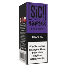 Liquid SIC! NIC 8ml - Grape Ice 6mg